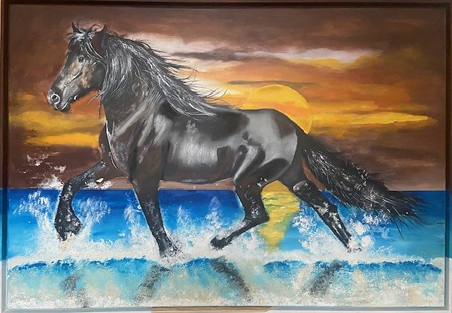Pferd am Strand