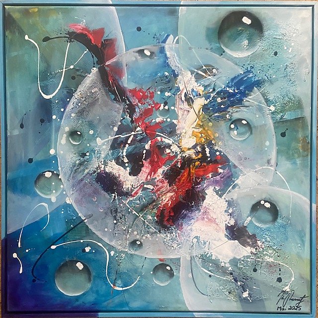 Abstrakt blau